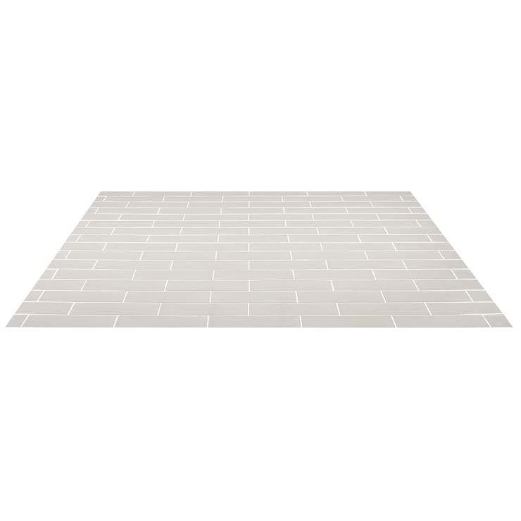 Kiln Light Gray 3x9 Polished Porcelain Subway Tile