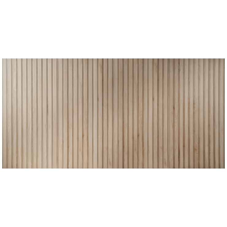 Nobu Ribbon Almond Brown 24x48 Wood Look Matte Porcelain Tile