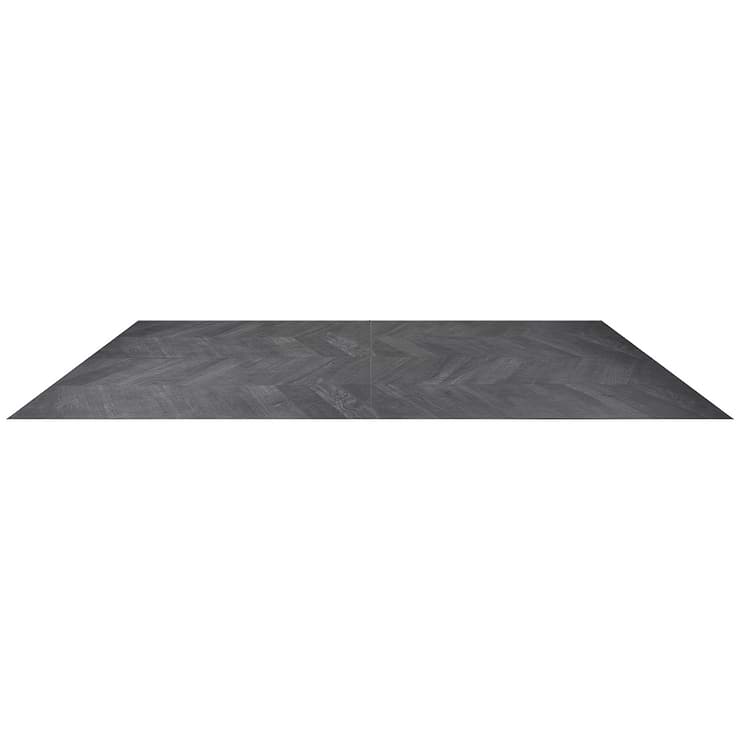 Kenridge Chevron Black 24x48 Wood Look Matte Porcelain Tile