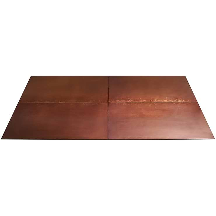 Amulet Mist Rose Gold 18x36 Metal Laminated Porcelain Tile