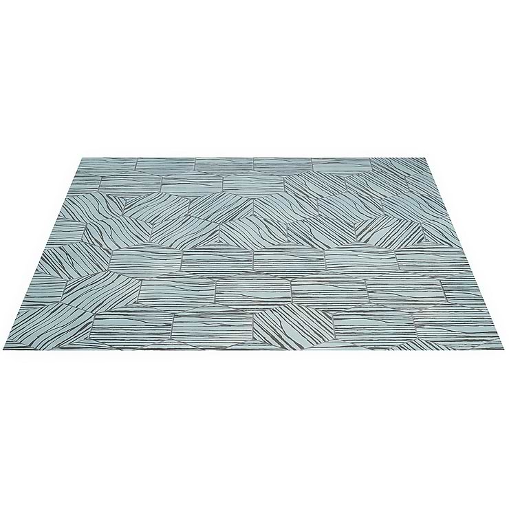 HexArt Zen Smoke Turquoise 8" Hexagon Matte Porcelain Tile