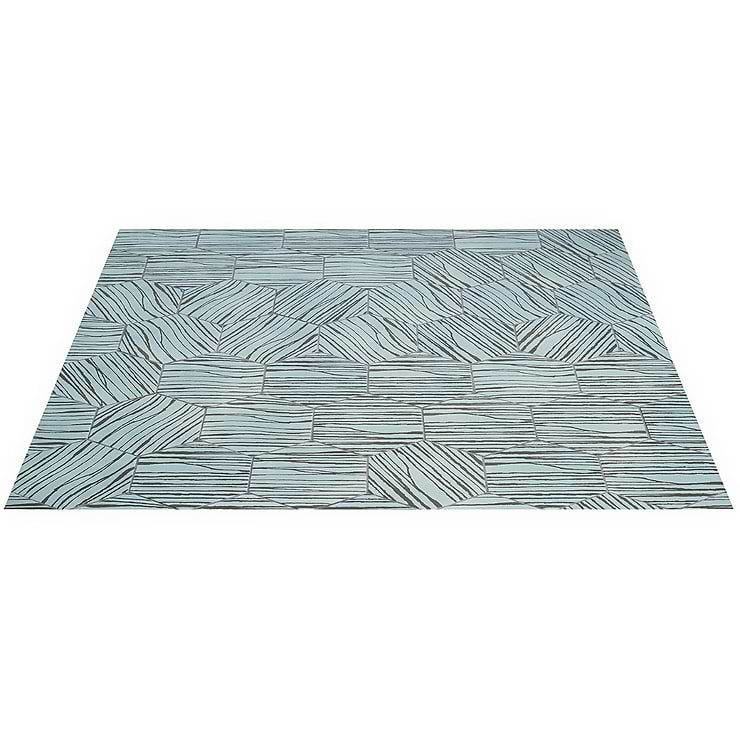 HexArt Zen Smoke Turquoise 8" Hexagon Matte Porcelain Tile