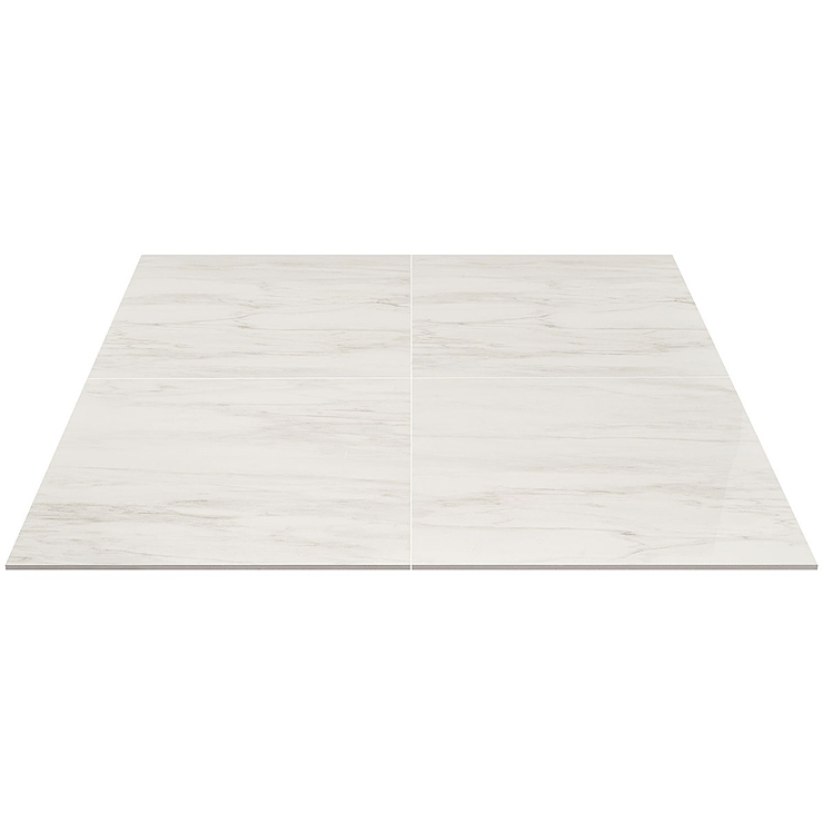 DreamStone Dolomite Snow 24x24 Polished Porcelain Tile