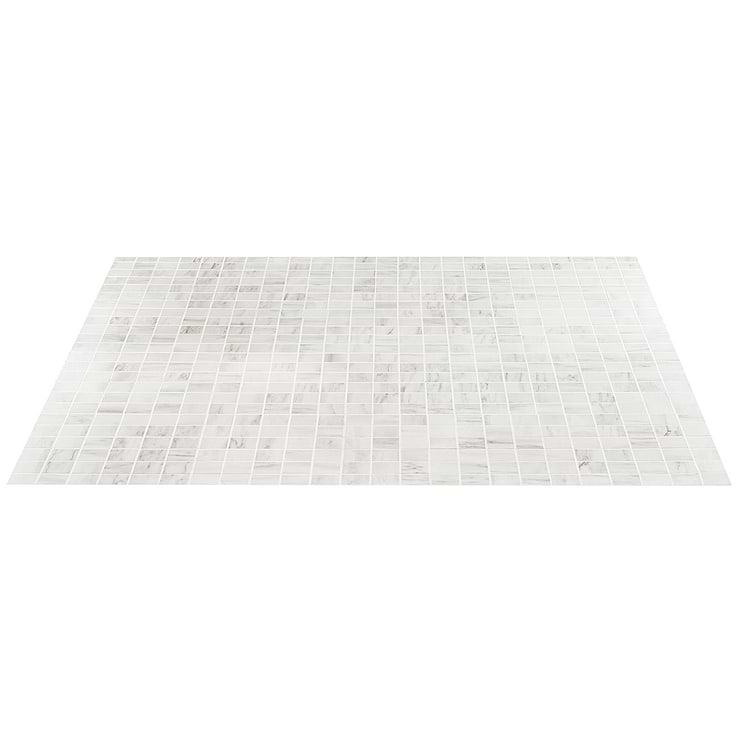 DreamStone Dolomite Snow 2x2 Matte Porcelain Mosaic