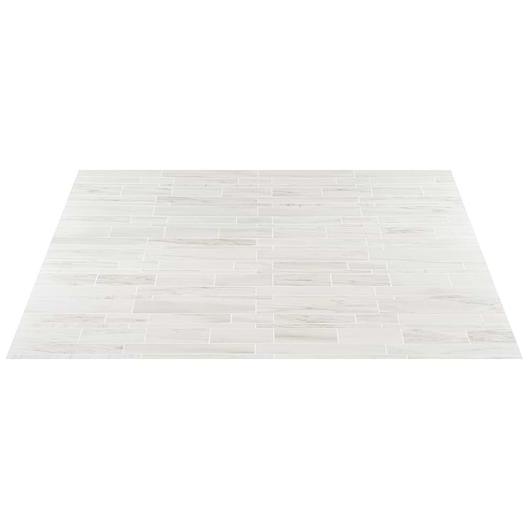 DreamStone Dolomite Snow Railroad Matte Porcelain Mosaic