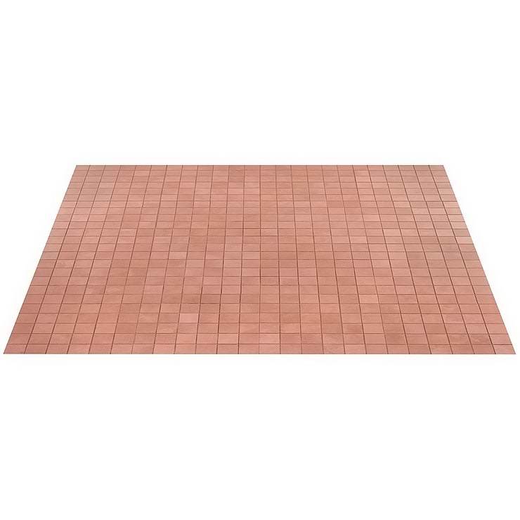 Clay Grace Red 2x2 Matte Porcelain Mosaic Tile