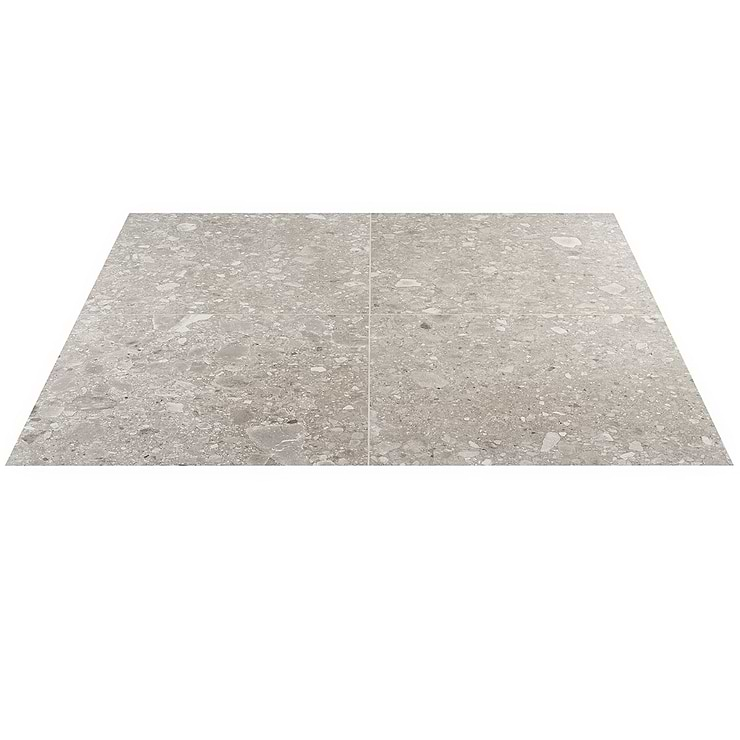 Rizo Taupe Gray 24x24 Terrazzo Look Matte Porcelain Tile