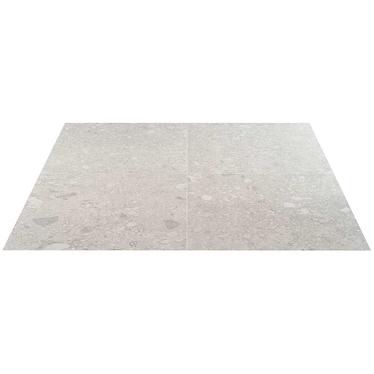 Rizo Silver Beige 24x24 Terrazzo Look Matte Porcelain Tile