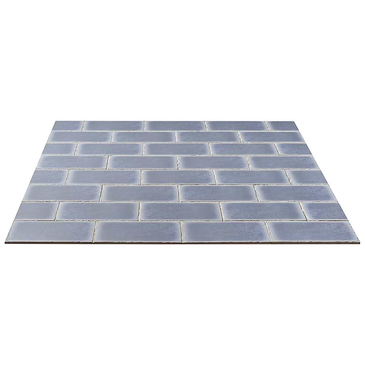 Jamesport Blue 6"x12" Glossy Porcelain Subway Tile