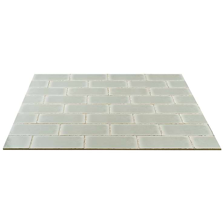 Jamesport Sage Green 6"x12" Glossy Porcelain Subway Tile