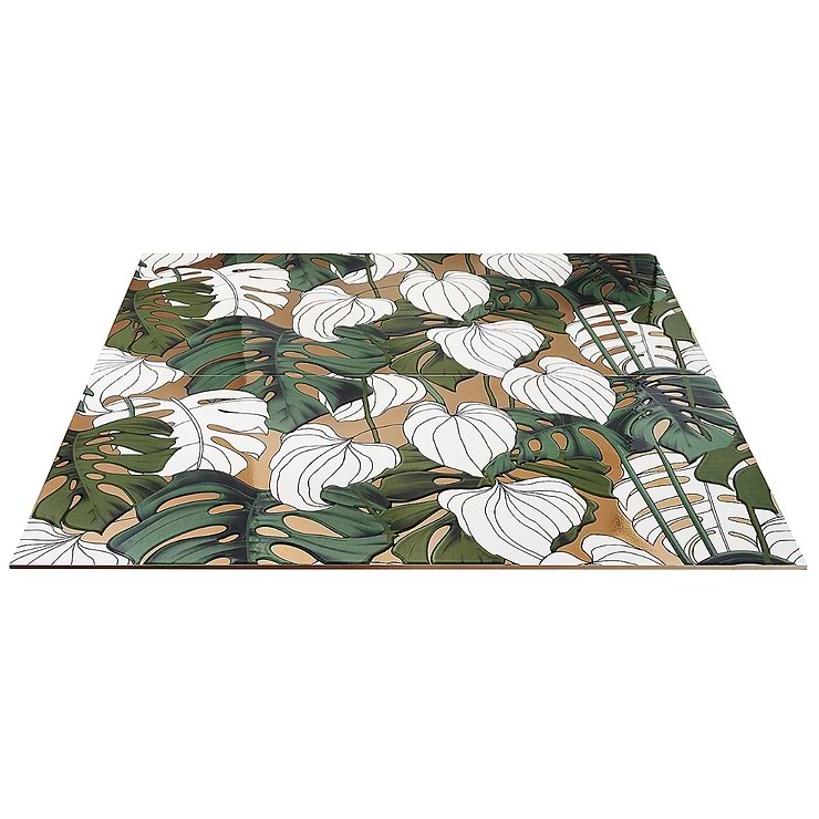 Tropez Foliage Blanco Multicolor 24x48 Artisan Decor Porcelain Tile