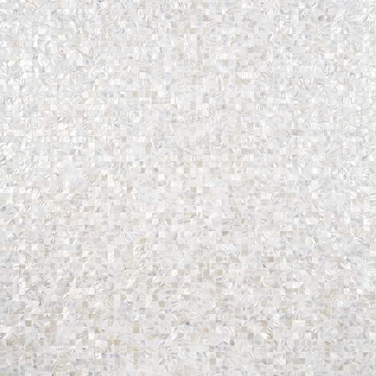 Mother of Pearl LPS Beige Small Squares Seamless Peel & Stick Self Adhesive Polished Pearl Shell Mosaic Tile