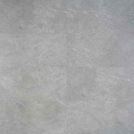 Optoro Juneau Sandstone Medium Gray 28mil Wear Layer Rigid Core Click 12x24 Luxury Vinyl Tile