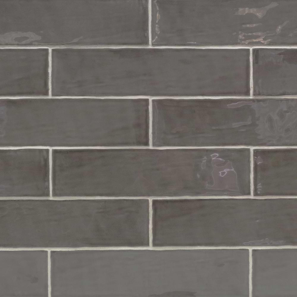 Lancaster Driftwood Gray 3x12 Polished Ceramic Wall Tile