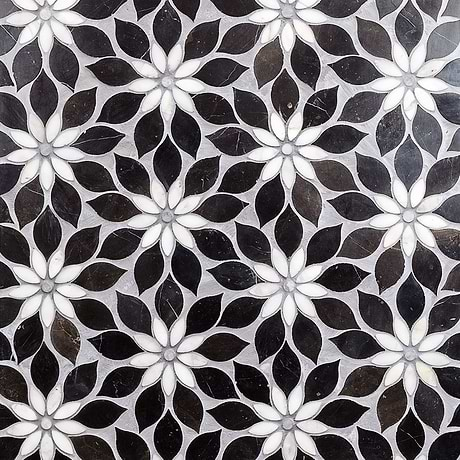 Waterjet Marble Tile for Backsplash,Kitchen Wall,Bathroom Wall,Shower Wall,Shower Floor,Outdoor Wall