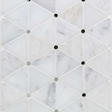 Waterjet Marble + Glass Tile for Backsplash,Kitchen Wall,Bathroom Wall,Shower Wall