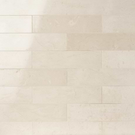 Aero Cream Light Beige 3x12 Polished Limestone Tile