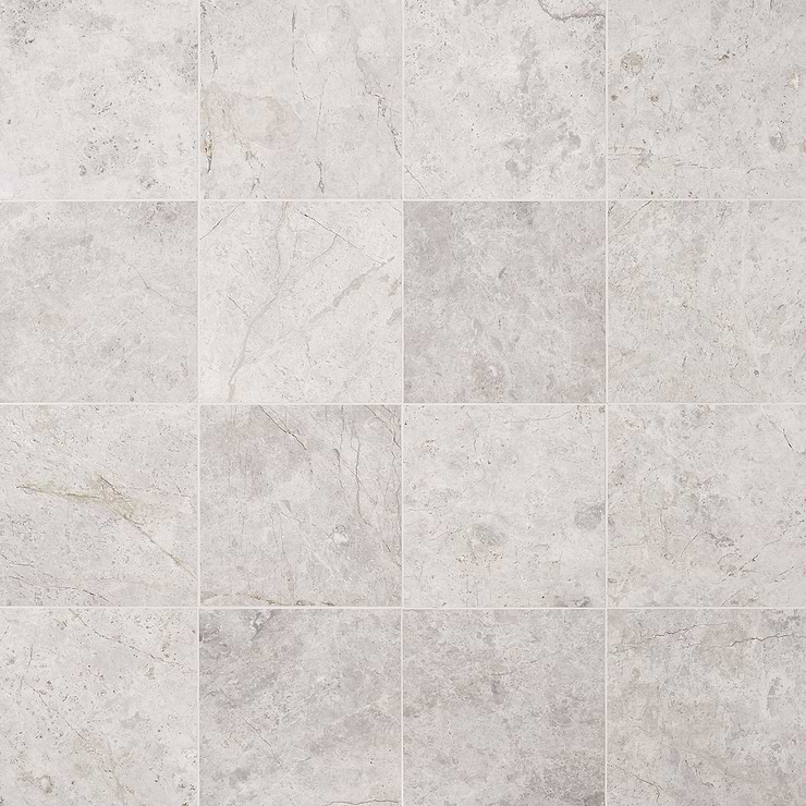 Tundra Gray 12x12 Honed Limestone Tile