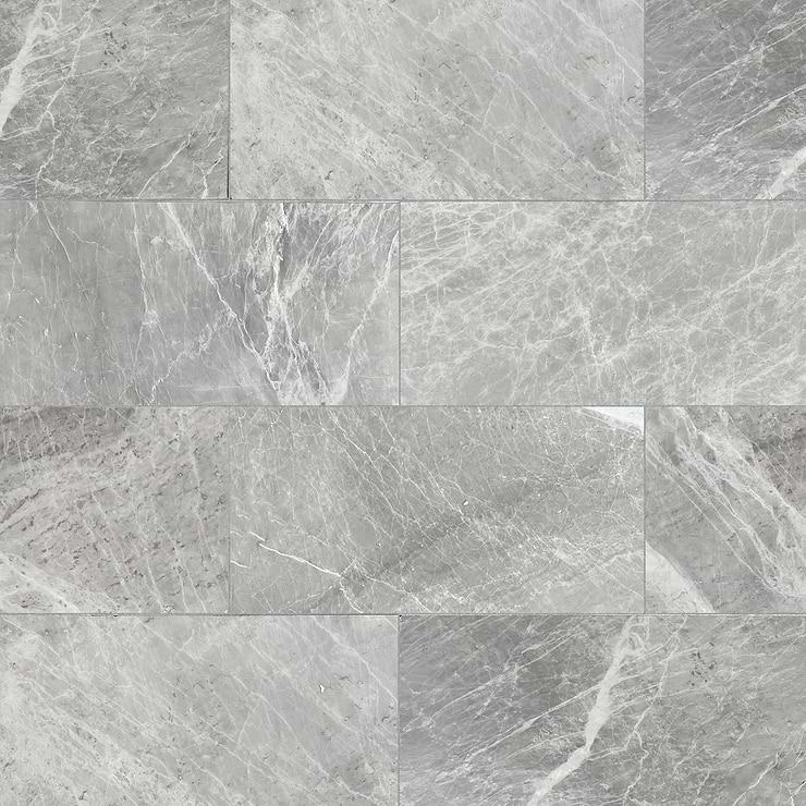 Nordic Gray 6x12 Honed Marble Tile