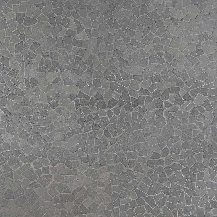 Nature Lava Black Tumbled Pebble Mosaic
