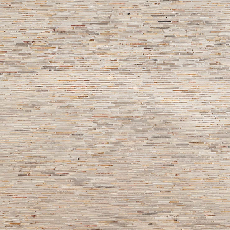 Fossil Cracked Joint Petrified Stone Mosaic
