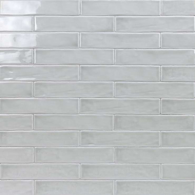 Sample of Seaport Chameleon Sage Gray 2x10 Polished Ceramic Tile [$7.99 per sq. ft.]