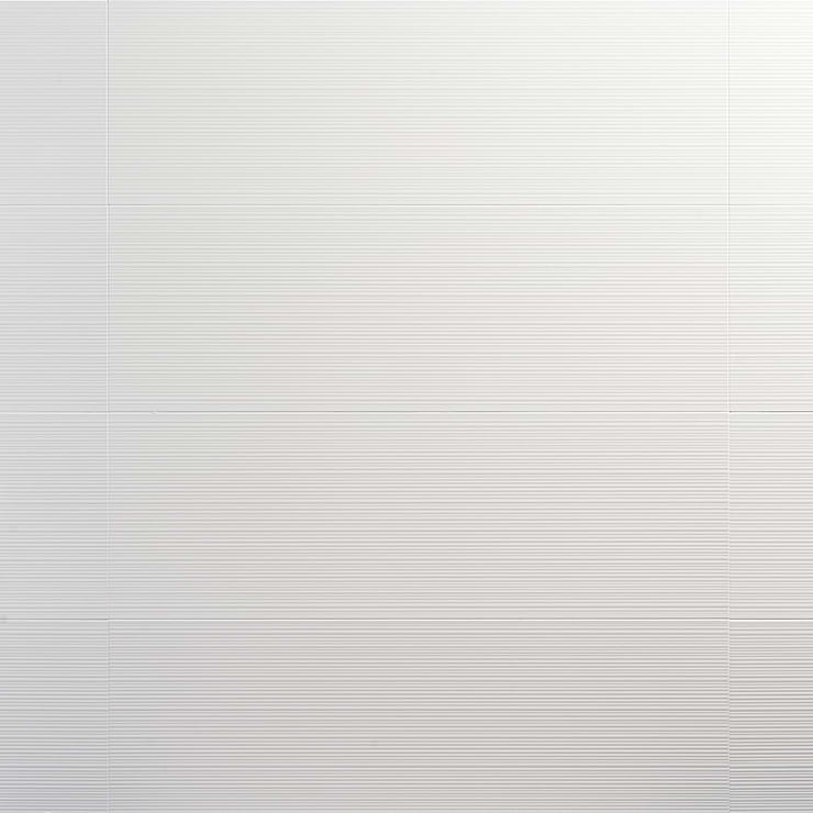 Reverb Linear White 12x36 3D Matte Ceramic Tile