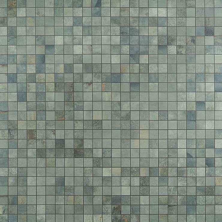 Angela Harris Flatiron Aquamarine 2x2 Porcelain Matte Mosaic