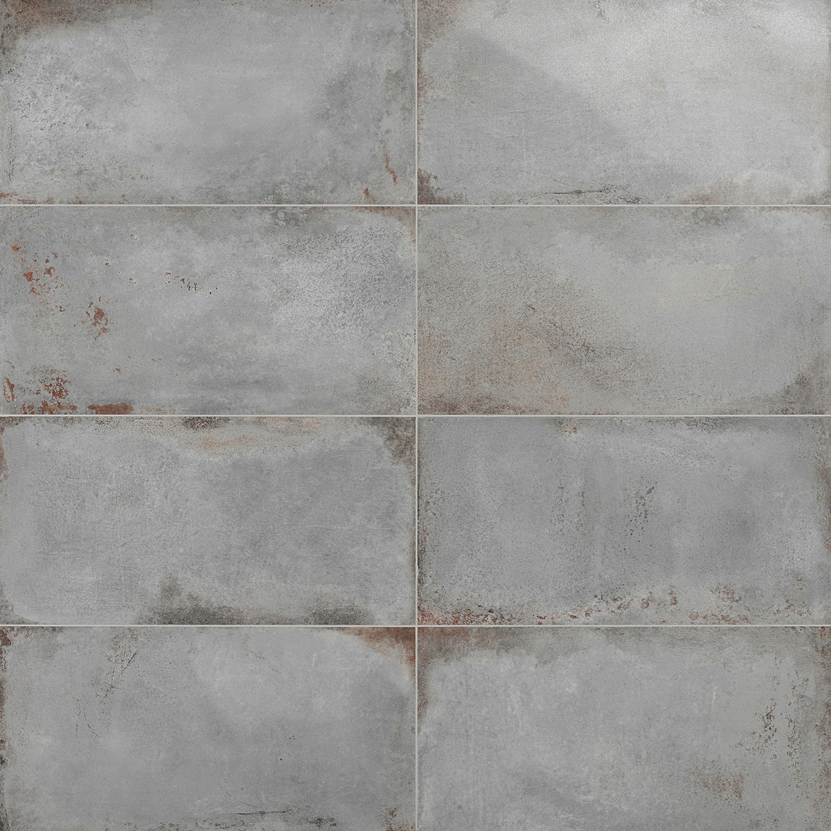 Angela Harris Flatiron Gray 12x24 Semi-Polished Porcelain Tile