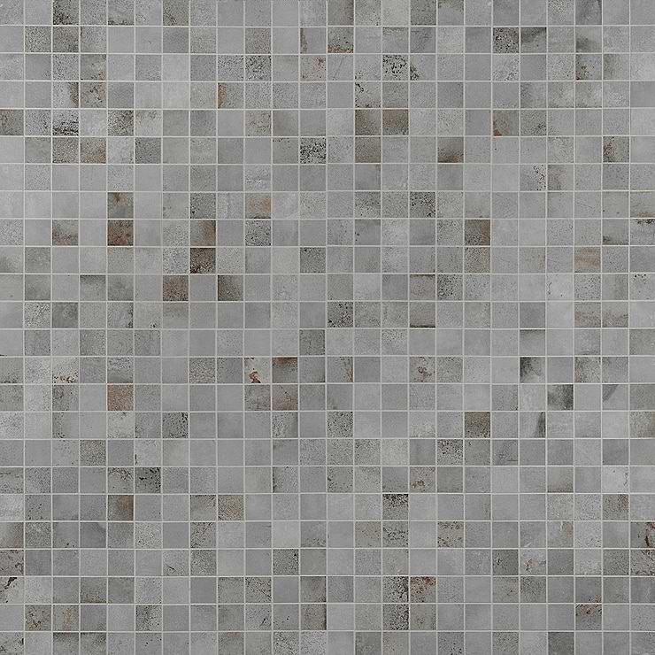 Angela Harris Flatiron Gray 2x2 Matte Porcelain Mosaic