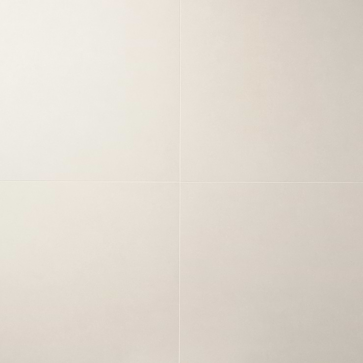 NewTech Bianco White 24x24 Double Loaded Matte Porcelain Tile