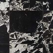 Valiant Black Antique 30x30 Polished Porcelain Tile