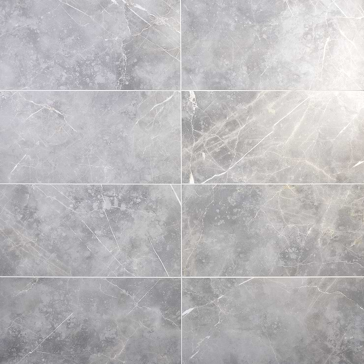 Marble Look Porcelain Tile for Backsplash