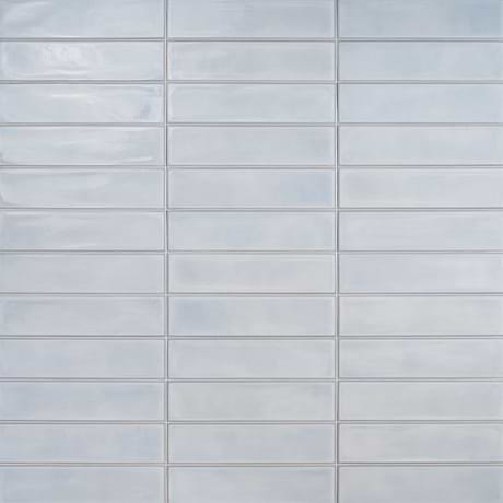 Stacy Garcia ArtBlock Azure Light Blue 4x16 Glossy Porcelain Tile