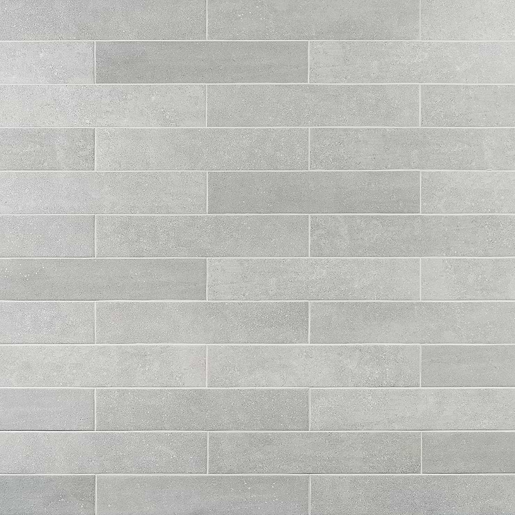 Texstone Gris Gray 4x19 Matte Porcelain Subway Tile