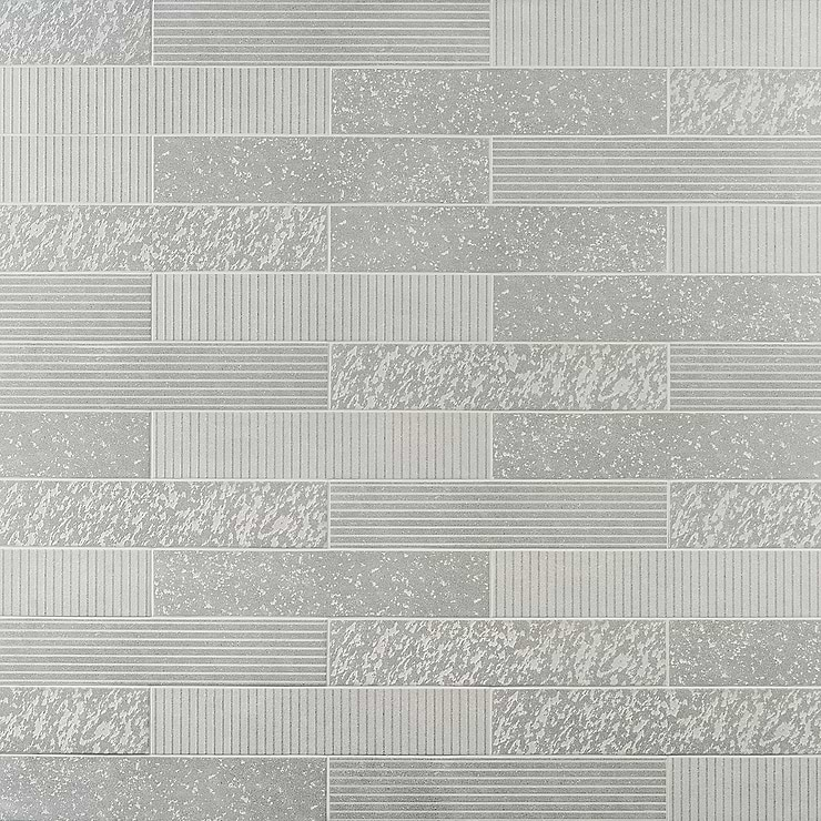 Texstone Deco Gris Gray 4x19 Matte Porcelain Subway Tile