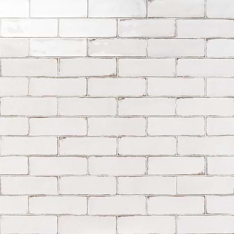 Los Lunas White 4x12 Polished Ceramic Subway Wall Tile