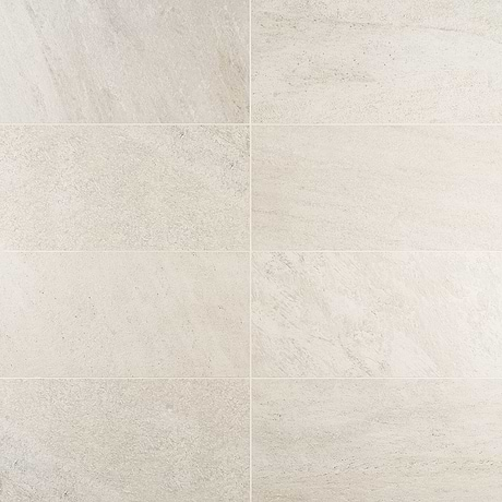 FusionTech Miami White 12x24 Matte Porcelain Tile