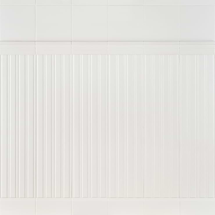 Vivir Panna 8x32 Polished Ceramic Beadboard