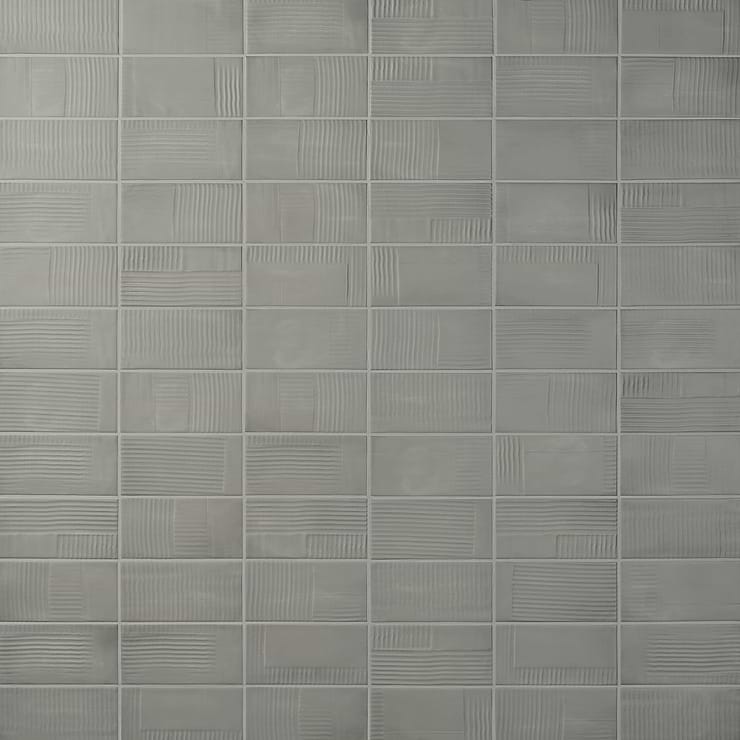 Comb Deco Cemento 4X8 Matte Ceramic Wall Tile