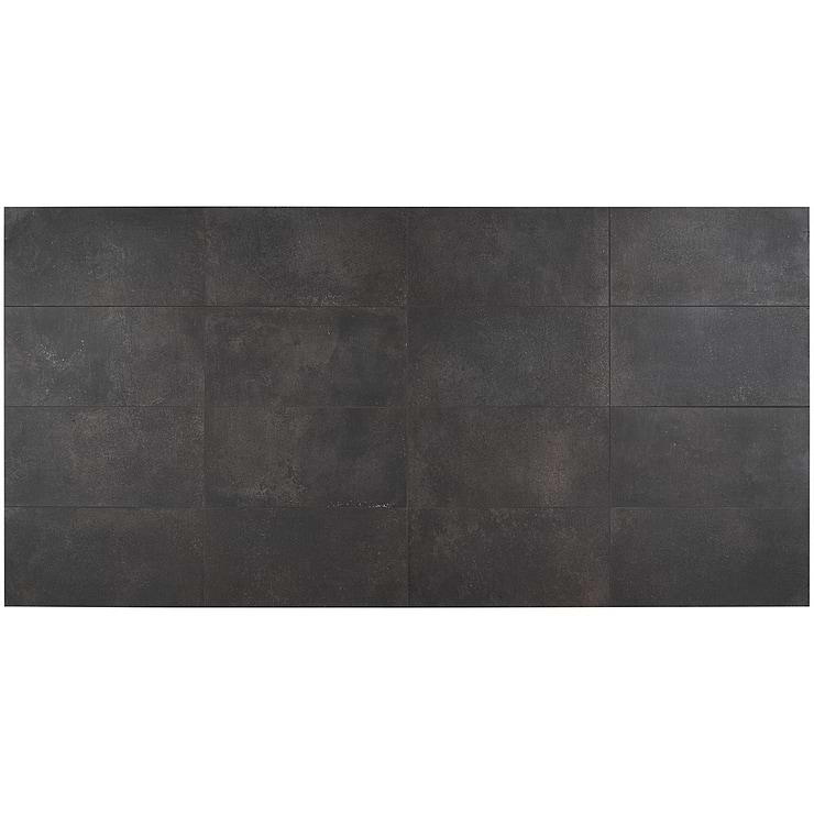 Bronx Black 12x24 Matte Porcelain Tile