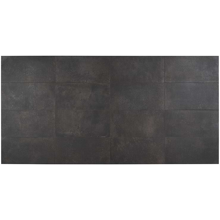 Bronx Black 12x24 Matte Porcelain Tile