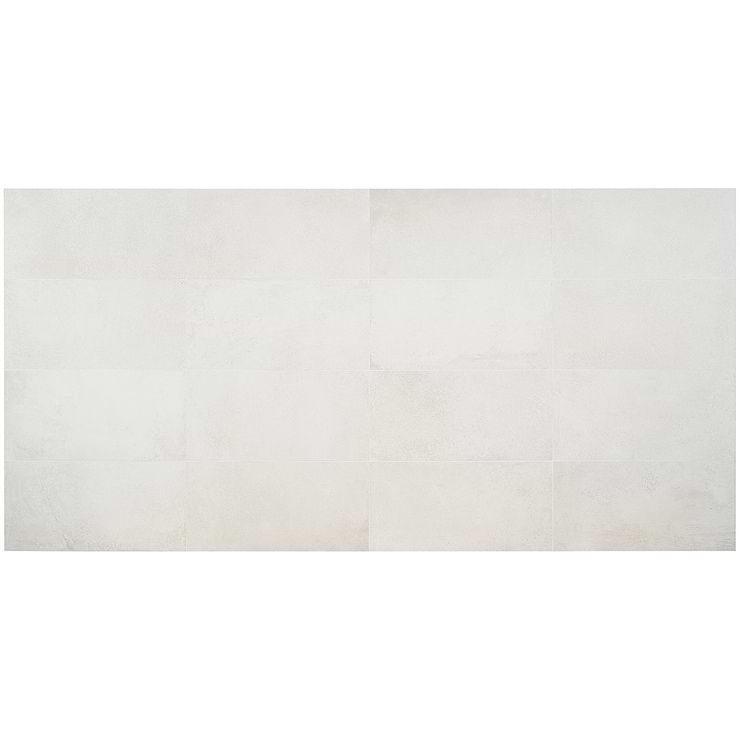 Bronx White 12x24 Matte Porcelain Tile