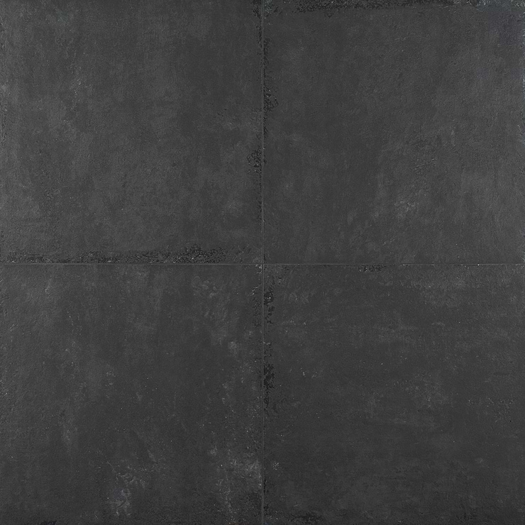 Portrait Black Gold 24x24 Matte Porcelain Tile