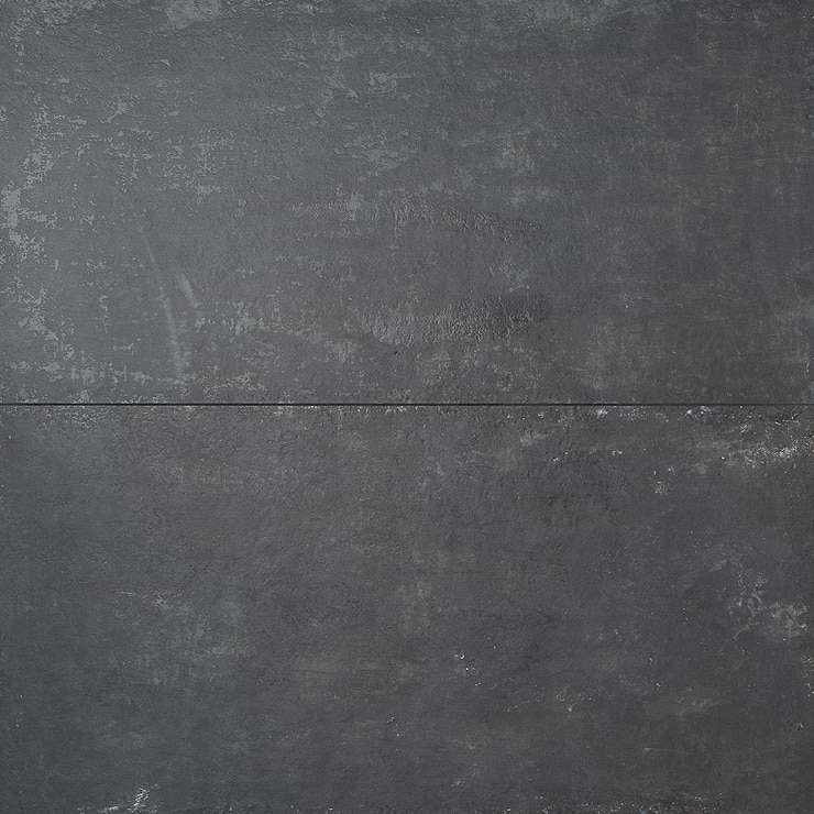 Portrait Black Gold 24x48 Matte Porcelain Tile