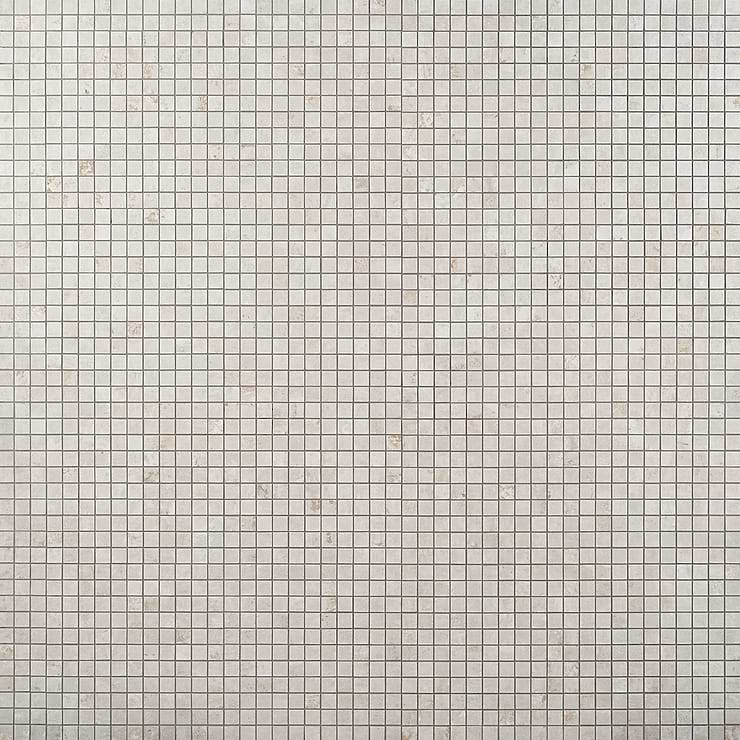 Portrait Ivory 1x1 Matte Porcelain Mosaic Tile