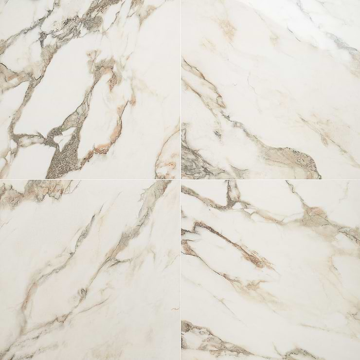 DreamStone Calacatta Rustico 24x24 Polished Porcelain Tile