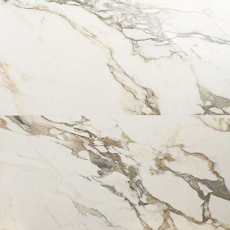 DreamStone Calacatta Rustico 24x48 Polished Porcelain Tile