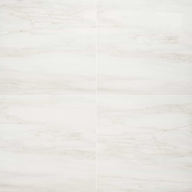 DreamStone Dolomite Snow 24x24 Matte Porcelain Tile