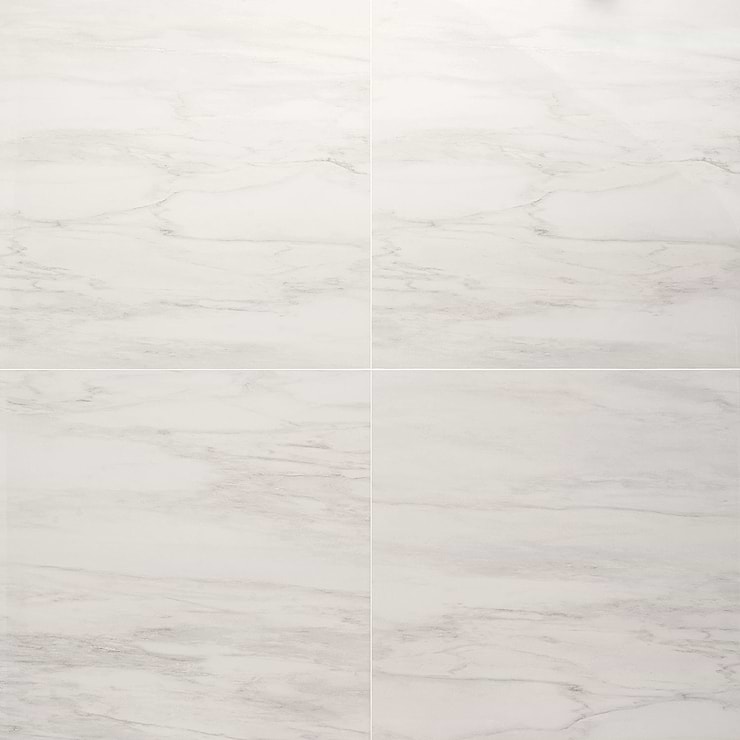 DreamStone Dolomite Snow 24x24 Polished Porcelain Tile